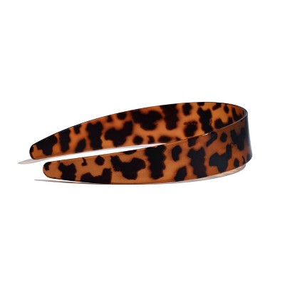 Kitsch Recycled Plastic Wide Headband - Tortoise - image 2