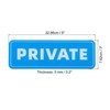 Unique Bargains Acrylic Self-Adhesive Decor Home Business Private Sign - 2 of 4