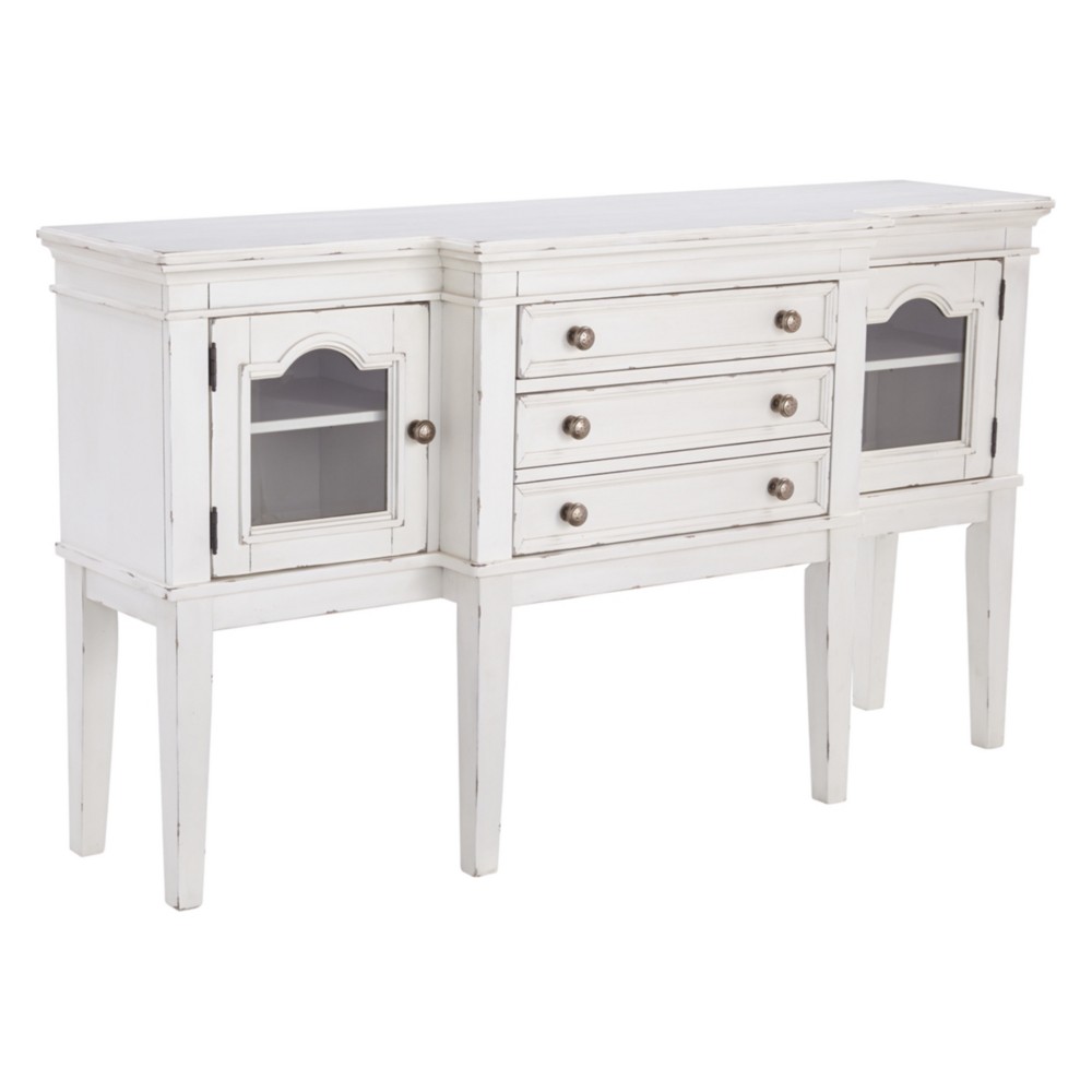 Signature Design by Ashley D603-60 Danbeck Dining Room Server, Chipped White
