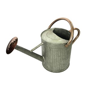 Gardener Select Antique Galvanized Watering Can, Copper, 0.92 Gallon - 1 of 2