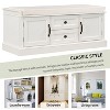 CAVINAS Modern Pull-Open Top Ottoman Bench with Removable Cushion,Rectangular Cabinet Storage Bench for Entryway,Living Room - 2 of 4