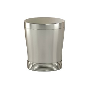 Special Metal Bathroom Vanity Countertop Storage Organizer Canister Jar - Nu Steel: Stainless Steel Container with Lid - 1 of 4