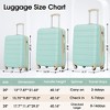 Suitcase Set 3 Piece, Hardside Luggage Sets, Expandable Luggage With 3-digit Combination TSA Lock (20"/ 24"/ 28") - 3 of 4