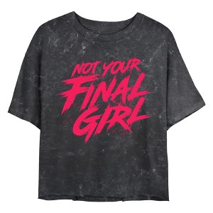 Juniors Lost Gods Not Your Final Girl Quote T Shirt - 1 of 4