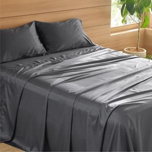 Cooling Sheets - Lyocell Cotton Sheet Set, GentleSoft™, Silky & Breathable Eucalyptus Bed Sheets with Deep Pocket - 1 of 4