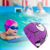 Unique Bargains Kid's Silicone Cartoon Pattern Swim Cap 1 Pc - 2 of 4