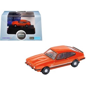 Ford Capri Mk3 RHD (Right Hand Drive) Sebring Red 1/148 (N) Scale Diecast Model Car by Oxford Diecast - 1 of 3