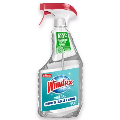 Windex Glass Cleaner Trigger Bottle Vinegar - 26 fl oz