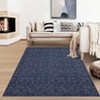 Modern Abstract Washable Area Rug – Non-Slip, Low Pile, No-Shedding Carpet for Living Room & Bedroom - 4 of 4