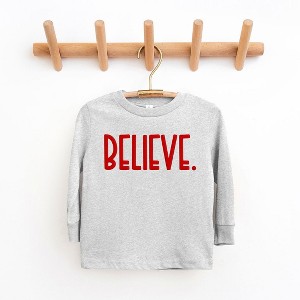 The Juniper Shop Believe Bold Puff Print Youth Long Sleeve Tee - 1 of 3