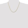 Black Bow Jewelry 1.75mm, 10k Yellow Gold Diamond Cut Solid Rope Chain Necklace - 2 of 4