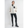 Hello Miz Women's Teddy Zip Up Fleece Maternity Jacket - 4 of 4