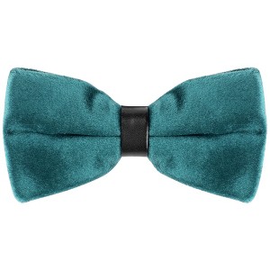 INSPIRE CHIC Men's Velvet Adjustable Pre-Tied Bow Tie - 1 of 4