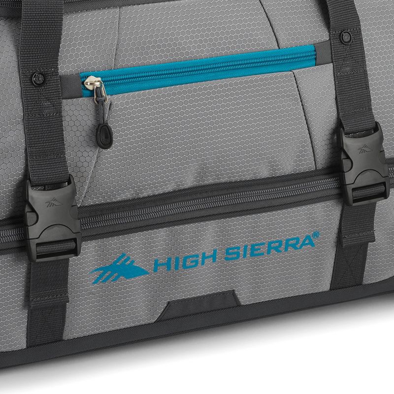 High Sierra Fairlead Drop Bottom Wheeled Duffel Bag with Handle, 3 of 7