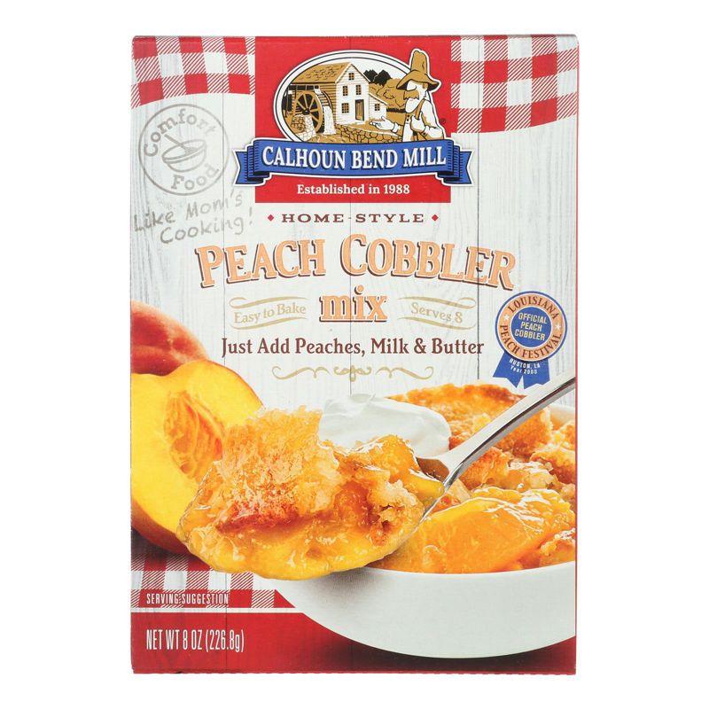 Calhoun Bend Mill Peach Cobbler Mix - Case of 6/8 oz, 2 of 6
