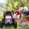 Garvee 12V Kids Ride-On Tractor with Trailer Remote Control LED Lights and Bluetooth Music - 2 of 4