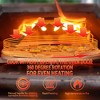 CuisinSmart Pizza Oven Portable 12" Outdoor Wood Fired Pizza Oven with Built-in Thermometer Stainless Steel Pizza Stove for Outside Camping Picnics - 4 of 4
