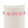 Ross-Simons Pink Jade "Good Fortune" Bracelet in Sterling Silver - 4 of 4