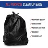 Generic 50 Count Contractor Trash Bags, Heavy-Duty Thick Garbage Sack, 42 Gallon - 2 of 4