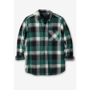 KingSize Stretch Flannel Shirt - 1 of 4