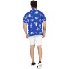 HAPPY BAY Mens Hawaiian Shirts Short Sleeve Button Down Shirt Men's Pirates Holiday Shirts Summer Beach Aloha Shirts for Men Funny - 2 of 3
