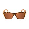 Coyote Wood Black Orange Tortoise Walnut Brown Eyeglasses 52mm Custom L&R Lenses - 2 of 4