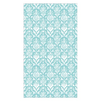 Emanuela Carratoni Teal Ikat Tablecloth - Deny Designs