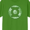 Green Lantern Distressed Logo Men's Green T-Shirt - 2 of 2