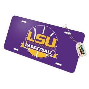 Graphics and More LSU Basketball Novelty Metal Vanity Tag License Plate - 1 of 4