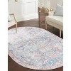 Unique Loom Nostalgia Katie Border Washable Indoor Flatweave Woven Area Rug - 4 of 4