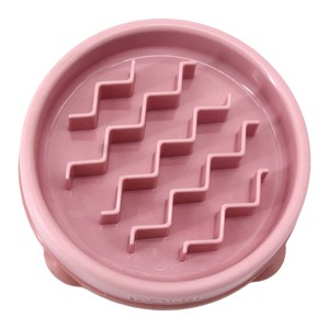 Outward Hound Fun Feeder Slo-Bowl For Dogs - S - Pink - 1 of 3