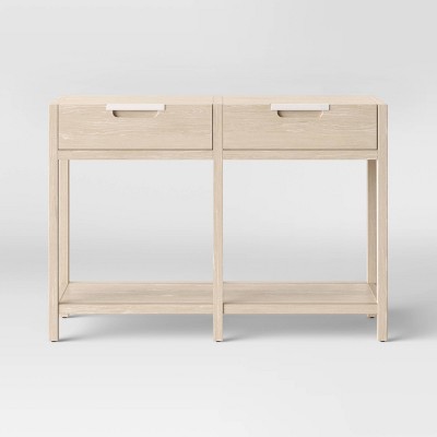 hafley two drawer console table