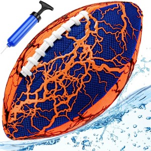 Jasonwell Pool Beach Water Football – Waterproof Soft Football for All-Weather Play, Outdoor Sports Toy for Kids, Teens & Adults, Orange Color - 1 of 4