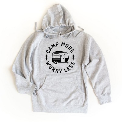 Simply Sage Market Women's Graphic Hoodie Camp More Worry Less Camper