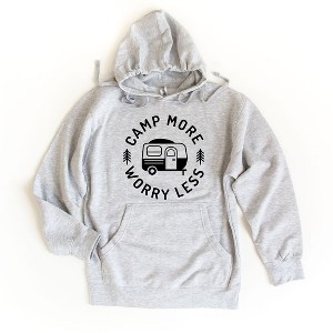 Simply Sage Market Women's Graphic Hoodie Camp More Worry Less Camper - 1 of 2