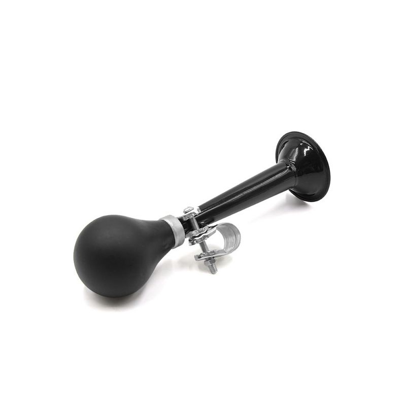 Unique Bargains Metal Rubber Air Horn Hoot Bicycle Cycling Squeeze Bugle Trumpet Bike Bells Black 8.5" x 2" 1 Pc, 1 of 7