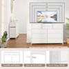 Homhougo TV Stand for TVs up to 55" White - 3 of 4