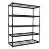 5-Tier Garage Shelving, 2500 Lbs Adjustable Metal Storage Shelves, Capacity Heavy Duty Shelving Unit for Garage, Industrial Utility Shelf Storage - 4 of 4