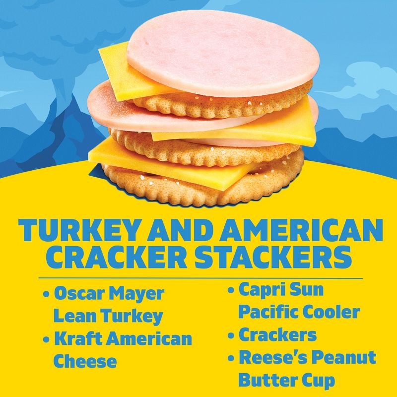 Lunchables Turkey &#38; American Cheese Cracker Stackers - 8.9oz, 6 of 14