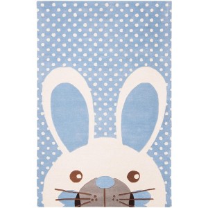 Safavieh Kids Rabbit SFK922 Hand Tufted Indoor Rugs - Safavieh - 1 of 4