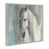 Stupell Industries White Wild Horse Portrait Framed Giclee Art - 2 of 4