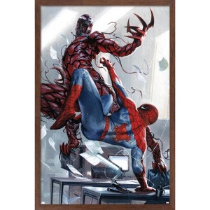 Trends International Marvel Comics - Carnage - Battle with Spider-Man Framed Wall Poster Prints - 1 of 4