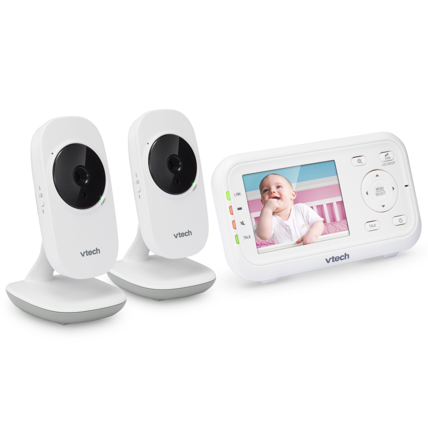 VTech VM3252-2 Video Baby Monitor with 2 Cameras 2.8" - image 1 of 3