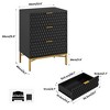 Whizmax Modern 3 Drawer Dresser for Bedroom, Nightstand with Wide Top, Chest of Drawers for Closet with Deep Drawers, for Living Room, Hallway - 2 of 4