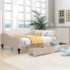 Whisen Full Size Upholstered Tufted Daybed with Twin Size Trundle - 3 of 4