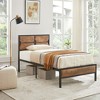 VECELO Bed Frame with Wooden Headboard, Heavy-Duty Platform Bed - 2 of 4