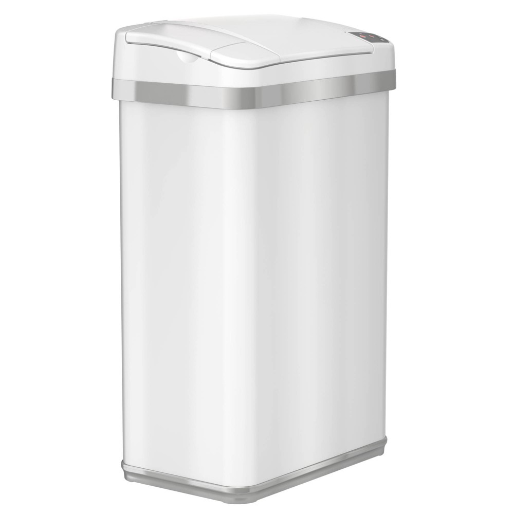 Photos - Waste Bin halo quality 4gal Multifunction Sensor Trash Can White