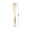 Smarty Had A Party Metallic Gold Mini Plastic Tasting Forks - 600 pcs - 3 of 4