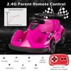 Infans 6V Battery Powered Go Kart Kids Ride On 4 Wheel Racer RC w/ Bumper & Music - 3 of 4
