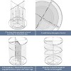 Rotating Makeup Organizer and Storage Perfume Organizer for Vanity Dresser Cosmetics Organizer 4 Trays Adjustable Cosmetic Storage Cases - 2 of 4